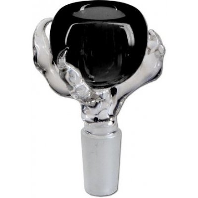 WeedShop Skleněný kotlík 18.8 mm Claw Černá – Zboží Mobilmania