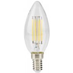 Nedis LBFE14C352 LED žárovka, retro, svíčka, E14, 220V, 4,5W, teplá bílá, 470lm, 2700K, stmívatelná, čirá LBFE14C352 – Hledejceny.cz