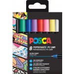 Uni Posca PC-5M 1,8 sada 8 ks mix základních barev – Hledejceny.cz