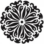 Cadence Šablona 25x25 cm Mandala Iris – Zboží Dáma