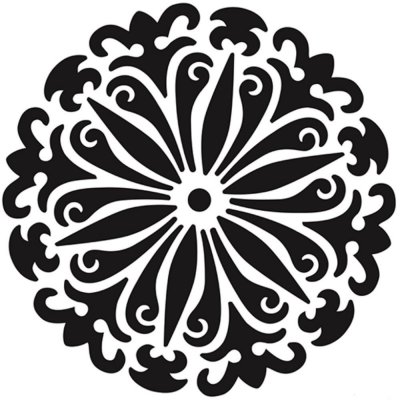 Cadence Šablona 25x25 cm Mandala Iris – Zboží Dáma