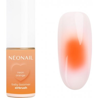 NEONAIL Baby Boomer Airbrush barevný pudr na nehty odstín Neon Orange 5 g – Hledejceny.cz