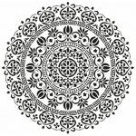 Cadence Šablona 25x25 cm Ornamentální mandala – Sleviste.cz
