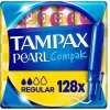 Dámský hygienický tampon Tampax Pearl Compak Regular tampony s aplikátorem 128 ks