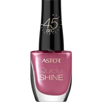 Astor Quick & Shine Nail Polish 204 Life In Pink 8 ml