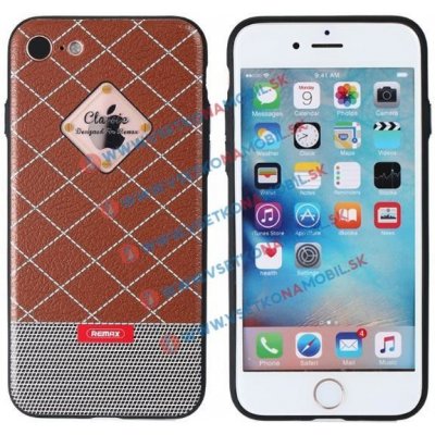 Pouzdro REMAX ELEGANCE Ochranné Apple iPhone 7 / iPhone 8 BROWN – Zbozi.Blesk.cz