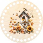 Chráněná dílna Dřevěný svět Dno, víko, kruh 15 cm, Ptačí budka – Hledejceny.cz