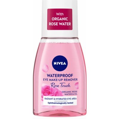 Nivea Rose Touch dvoufázový odličovač očí a make-upu 100 ml – Zboží Mobilmania