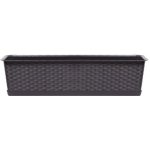 PROSPERPLAST Truhlík s miskou RATOLLA CASE 68,5x17,3 cm antracit – Zboží Dáma