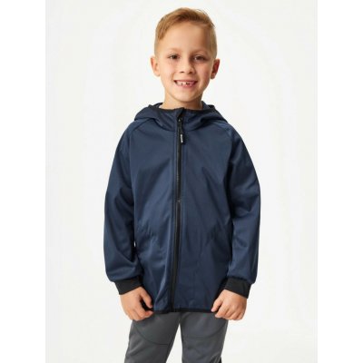 Unuo dětská softshellová bunda bez zateplení pružná Basic tm. modročerná – Sleviste.cz