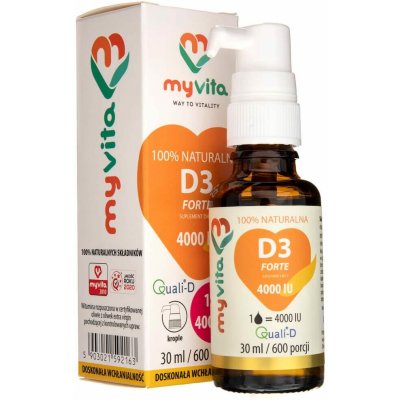 MyVita Vitamin D3 4000 IU Max 30 ml – Hledejceny.cz