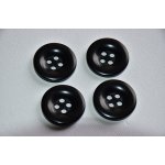 Knoflík čtyřdírkový 25mm černá – Hledejceny.cz
