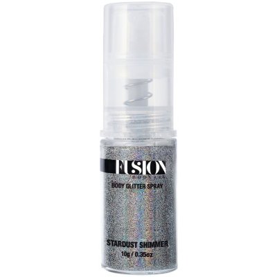 Fusion stříbrné třpytky holographic silver 10 g glitter – Hledejceny.cz