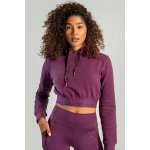 Strix dámská mikina Essential Cropped Hoodie Plum plum – Zboží Mobilmania