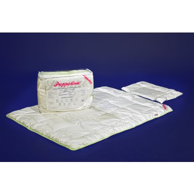 Puppolina set Bílá+zelený lem 135x100 40x60 – Zboží Dáma