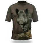 Tričko Hillman Myslivecké kr. rukáv Divočák 3D b. Dub – Hledejceny.cz