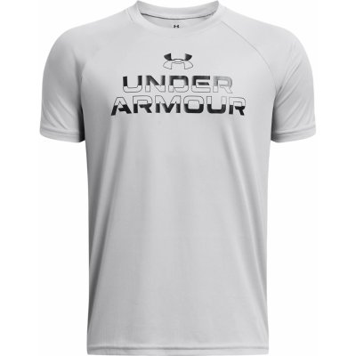 Under Armour Tech Split Wordmark Short Sleeve 1383010-011 – Zboží Mobilmania