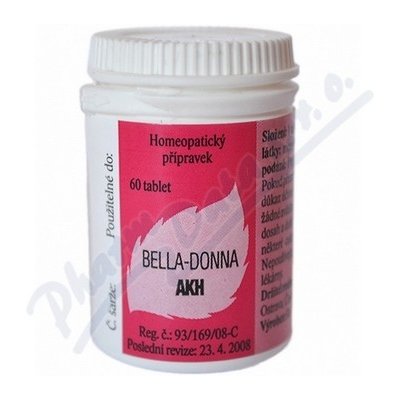 Radim Bakeš Galenická laboratoř Ostrava AKH Bella-Donna 60 tablet – Hledejceny.cz
