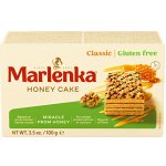 Marlenka Bezlepkový medový dortík s vlašskými ořechy 100 g – Zboží Dáma