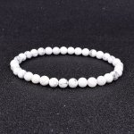 Nubis korálkový bílý Howlit KN317 – Zboží Mobilmania