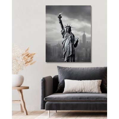 ZUTY Obrazy na stěnu - Socha Svobody v New Yorku Rozměr: 40x50 cm, Rámování: bez rámu a bez vypnutí plátna – Zboží Mobilmania