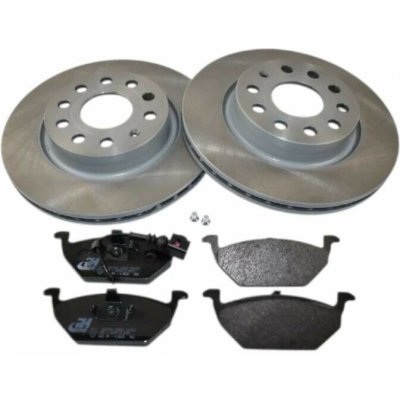 Sada přední brzdové kotouče + destičky AUDI SEAT ŠKODA OCTAVIA II VW | Zboží Auto