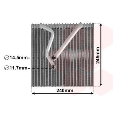Výparník, klimatizace VAN WEZEL 5800V241 – Zbozi.Blesk.cz