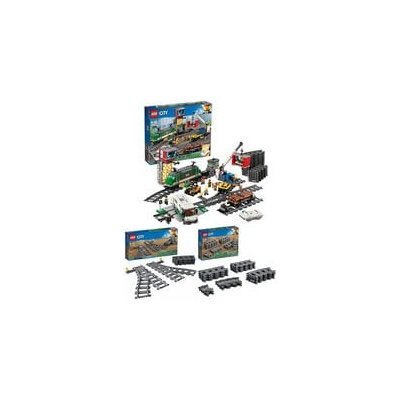 LEGO® set City Koleje 60205, Výhybky 60238, Nákladní vlak 60198