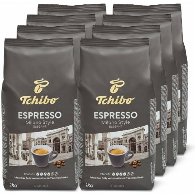 Tchibo Espresso Milano Style zrnková 8 x 1 kg – Hledejceny.cz