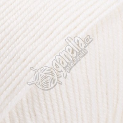 Příze Drops Baby Merino 01 bílá – Zboží Dáma