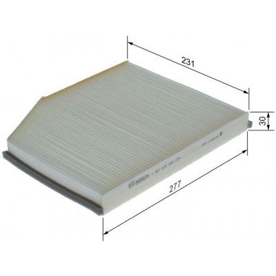 Kabinový filtr BOSCH (BO 1987435028) | Zboží Auto