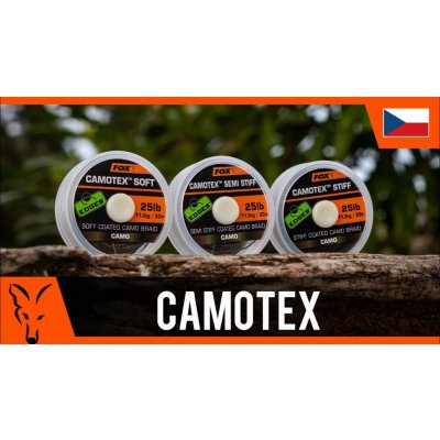 Fox šňůra Camotex Soft Camo 20m 35lb