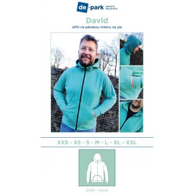 de-park Papírový střih - David vel. XXS-XXL – Zboží Dáma