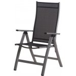 Zahradní křeslo Sun Garden Křeslo LONDON stříbrná/černá – Sleviste.cz