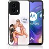 Pouzdro a kryt na mobilní telefon Motorola PROTEMIO MY ART Ochranný kryt pro Motorola Moto G04 / G24 / G24 Power LOVING MOM (115) 79971