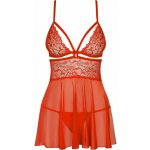 Obsessive 838-BAB-3 červená – Zboží Dáma