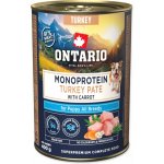 Ontario Puppy monoprotein krůtí pate s mrkví 400 g – Hledejceny.cz