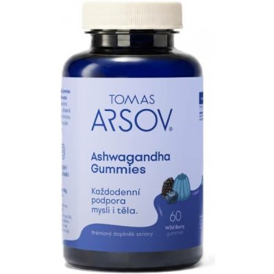 Tomas Arsov Ashwagandha Gummies 60 gummies – Hledejceny.cz