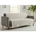 Mybesthome Přehoz na sedačku - pohovku - deka LOREN béžová 170x210 cm – Hledejceny.cz