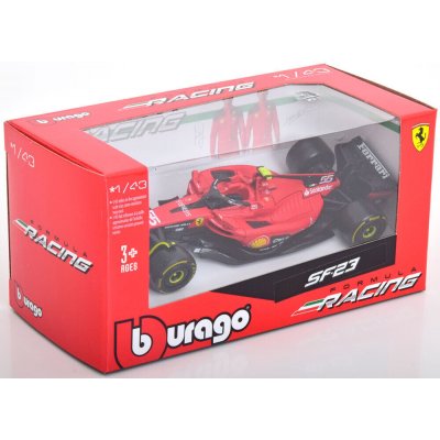 BBurago Model Scuderia Ferrari SF 23 55 Carlos Sainz 2023 1:43 – Zbozi.Blesk.cz