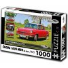 Puzzle Retro-Auta č. 22 Škoda 1000 MBG De Luxe 1967 1000 dílků