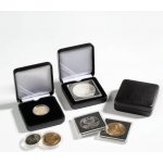 Leuchtturm Kovová mincovní etue NOBILE Ø 38 mm Černá barva – Sleviste.cz