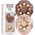 Bibs Boheme přírodní kaučuk 2ks woodchuck blush – Zboží Dáma