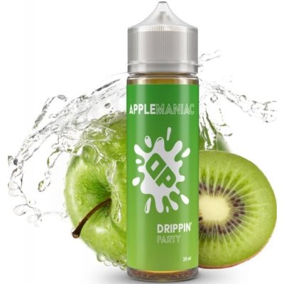 Vitastyle Apple Maniac Chladivé Jablko A Kyselé Kiwi Drippin Party S&V 10 ml – Sleviste.cz