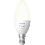 Philips Hue LED žárovka 1x5,5W E14 470lm 2700K White, Bluetooth, bílá – Hledejceny.cz
