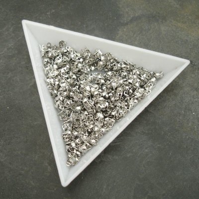 Kalota 4x2mm s očky - platinová - 50 ks – Sleviste.cz