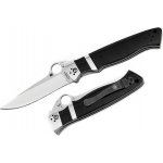 Spyderco Vallotton Sub-Hilt Black Polished G-10 PlainEdge C149GP – Zboží Mobilmania