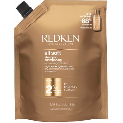 Redken All Soft Shampoo Refill 500 ml – Zboží Dáma