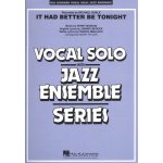 It Had Better Be Tonight Vocal Solo and Jazz Ensemble partitura + party – Hledejceny.cz