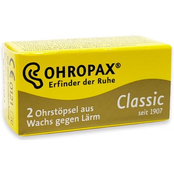 Ohropax Classic Voskové Špunty do uší 1 pár